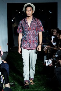 Didiet Maulana Tropical Painting. Ikat Indonesia Pour Homme. SCBD Lot. 14 Sudirman. Jakarta. [Fot: Mohammad Abduh/Wolipop]