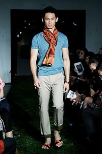 Didiet Maulana Tropical Painting. Ikat Indonesia Pour Homme. SCBD Lot. 14 Sudirman. Jakarta. [Fot: Mohammad Abduh/Wolipop]