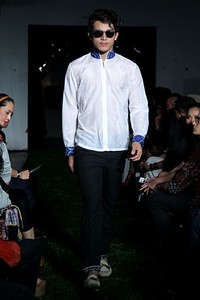 Didiet Maulana Tropical Painting. Ikat Indonesia Pour Homme. SCBD Lot. 14 Sudirman. Jakarta. [Fot: Mohammad Abduh/Wolipop]