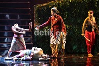 pentas teater Roro Mendut yang bertajuk  Kisah Kasih Tak Sampai