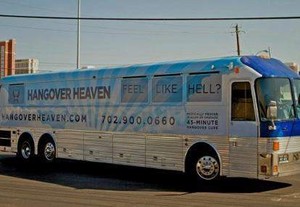 Hangover Heaven, Bus Unik di Las Vegas untuk Sembuhkan Mabuk Alkohol