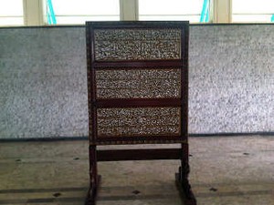 Kaligrafi Jepara Hadiah dari Sudomo untuk Masjid Pondok Indah