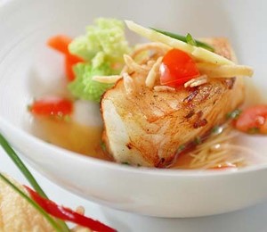 Resep Ikan: Steamed Cod With Thai Herbs