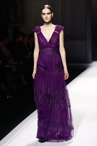 Alberta Ferretti, Fall/Winter 2012. Milan Fashion Week 2012. [Photo by Vittorio Zunino Celotto/Getty Images]