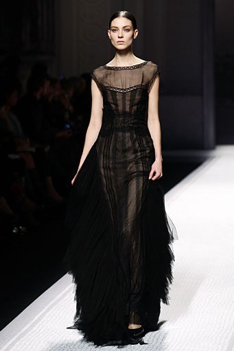 Alberta Ferretti, Fall/Winter 2012. Milan Fashion Week 2012. [Photo by Vittorio Zunino Celotto/Getty Images]