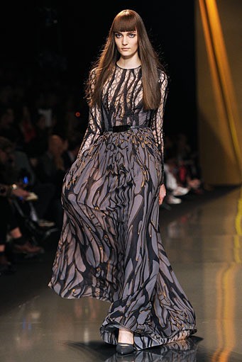 Elie Saab, Fall/Winter 2012. Paris Fashion Week 2012. [Photo by Pascal Le Segretain/Getty Images]