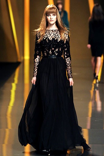 Elie Saab, Fall/Winter 2012. Paris Fashion Week 2012. [Photo by Pascal Le Segretain/Getty Images]
