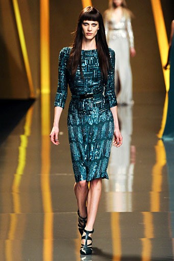 Elie Saab, Fall/Winter 2012. Paris Fashion Week 2012. [Photo by Pascal Le Segretain/Getty Images]