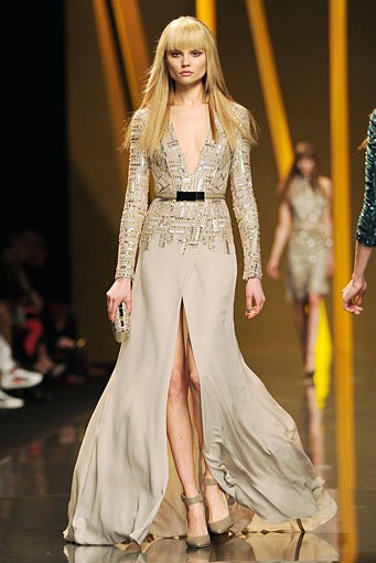 Elie Saab, Fall/Winter 2012. Paris Fashion Week 2012. [Photo by Pascal Le Segretain/Getty Images]