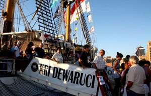Hore! KRI Dewaruci Tiba di New Orleans, AS