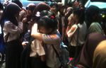 Siswa SMP Doa Bersama Jelang UN