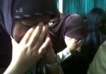 Siswa SMP Doa Bersama Jelang UN