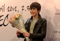 Greyson Chance mengaku tak sabar untuk menemui penggemarnya malam ini. Gusmun/detikcom.