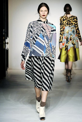 Basso & Brooke, Fall/Winter 2012. London Fashion Week 2012. [Photo by Samir Hussein/Getty Images]