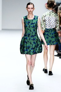 Kinder Aggugini, Fall/Winter 2012. London Fashion Week 2012. [Photo by Samir Hussein/Getty Images]