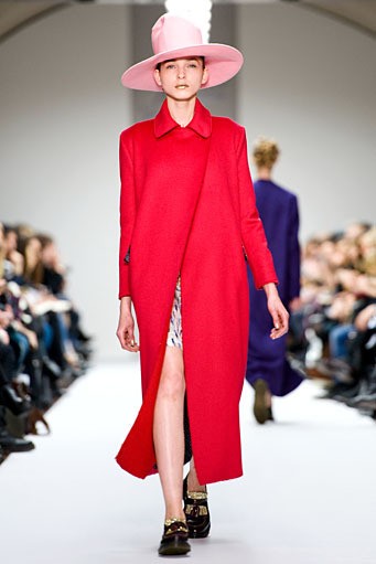 Kinder Aggugini, Fall/Winter 2012. London Fashion Week 2012. [Photo by Samir Hussein/Getty Images]
