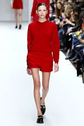 Kinder Aggugini, Fall/Winter 2012. London Fashion Week 2012. [Photo by Samir Hussein/Getty Images]