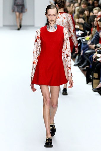 Kinder Aggugini, Fall/Winter 2012. London Fashion Week 2012. [Photo by Samir Hussein/Getty Images]