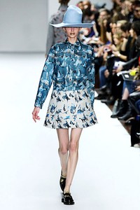 Kinder Aggugini, Fall/Winter 2012. London Fashion Week 2012. [Photo by Samir Hussein/Getty Images]