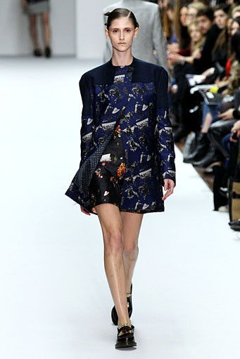 Kinder Aggugini, Fall/Winter 2012. London Fashion Week 2012. [Photo by Samir Hussein/Getty Images]