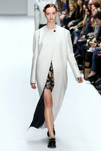 Kinder Aggugini, Fall/Winter 2012. London Fashion Week 2012. [Photo by Samir Hussein/Getty Images]