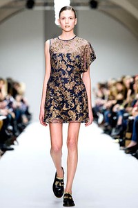 Kinder Aggugini, Fall/Winter 2012. London Fashion Week 2012. [Photo by Samir Hussein/Getty Images]