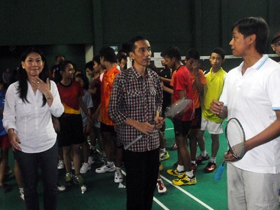 Jokowi Silaturahmi dengan Mantan Atlet Bulutangkis