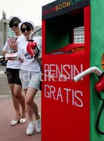 Bensin Gratis? Ups..Ternyata Cuma Iklan