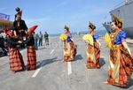 Kapal Perang Prancis Berlabuh di Makassar