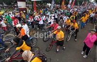 Start dilakukan di lapangan parkir timur Senayan dengan rute menuju Kota Tua dan kembali lagi ke Senayan dengan dilepas oleh Gubernur DKI Jakarta Fauzi Bowo. Sekitar 15.000 peserta Fun Bike turut meramaikan acara tersebut.