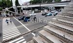 Ups..JPO Gambir Belum Juga Diperbaiki
