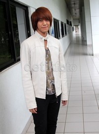 Kevin berpose saat ditemui di Studio RCTI, Kebon Jeruk, Jakarta Barat, Senin (30/4/2012). Gusmun/detikcom.