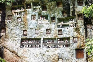 Tao-tao, Patung-patung Penghias Makam Batu Lemo Toraja