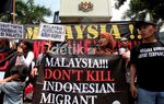 May Day, Kedubes Malaysia Tidak Luput dari Demo