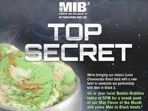 Baskin-Robbins Luncurkan Es Krim Bertema Men in Black