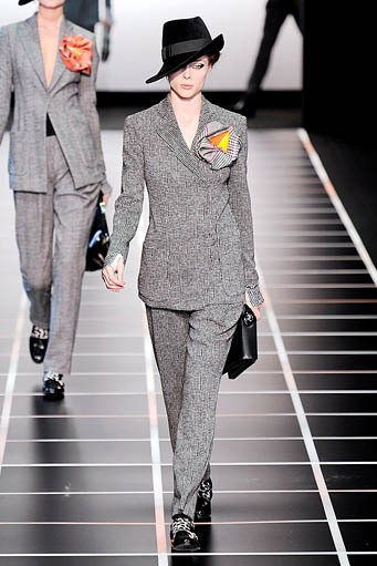 Giorgio Armani, Fall/Winter 2012. Milan Fashion Week 2012. [dok. Giorgio Armani]