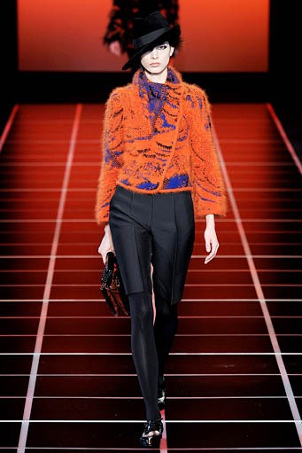 Giorgio Armani, Fall/Winter 2012. Milan Fashion Week 2012. [dok. Giorgio Armani]