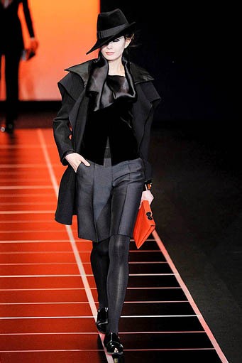 Giorgio Armani, Fall/Winter 2012. Milan Fashion Week 2012. [dok. Giorgio Armani]