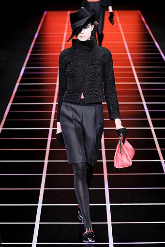 Giorgio Armani, Fall/Winter 2012. Milan Fashion Week 2012. [dok. Giorgio Armani]