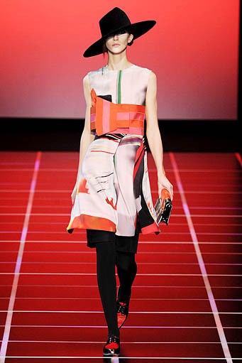 Giorgio Armani, Fall/Winter 2012. Milan Fashion Week 2012. [dok. Giorgio Armani]