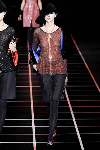 Giorgio Armani, Fall/Winter 2012. Milan Fashion Week 2012. [dok. Giorgio Armani]