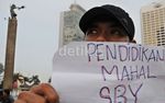 Hardiknas, Pendemo Minta Kuliah Murah