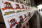 Poster Cagub Jajah Tembok Jalan Raya