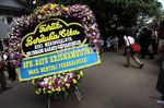 Jenazah Menkes Tiba di Rumah Duka