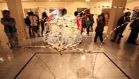 Pameran ini, menurut panitia, untuk memberi kontribusi perjuangan TKI yang tertimpa jutaan masalah.