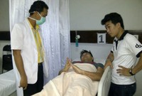 Ia pun langsung dievakuasi. Dokter mendiagnosa, Demian mengalami frozen bite. (dok. Pribadi)