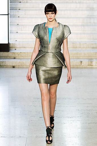 Antonio Berardi. Fall/Winter 2012. London Fashion Weeek FW 2012. [dok. Antonio Berardi]