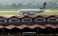 Pesawat yang dipiloti oleh Sie Tuck Kay Alexander itu mendarat di landasan pacu utara Bandara Soekarno-Hatta, pada posisi Runway 07-L. (Humas PT Angkasa Pura II).