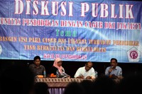 Forum Musyawarah Guru Jakarta (FMGJ) menyelenggarakan diskusi dan dialog publik pendidikan dengan para Cagub DKI Jakarta di Gedung Menza, Jakarta.