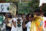 Wow...Kelompok Ini Demo Minta Ganja Dilegalkan